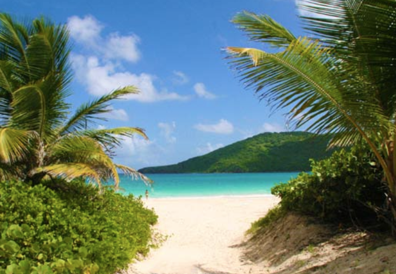Culebrita Beach Culebra Island Puerto Rico Path